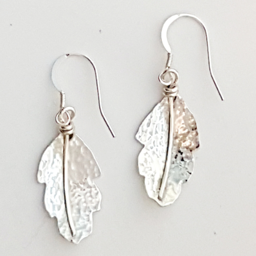 Photo of Silver Oak Leaf Earrings